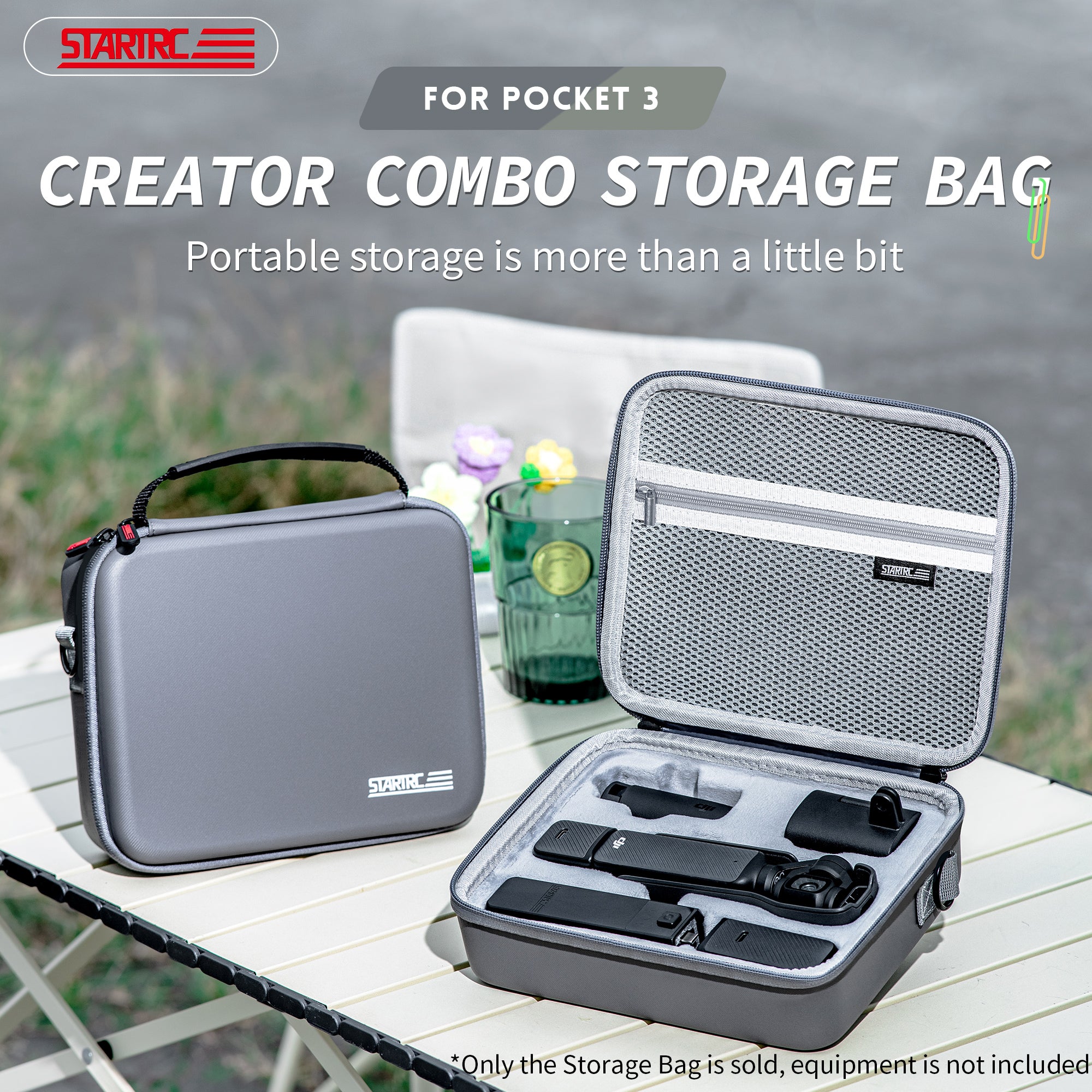 STARTRC 1137712 For DJI Pocket 3 Pocket Camera Storage Bag PU Carrying Case STARTRC 1137712 For DJI Pocket 3 Pocket Camera Storage Bag PU Carrying Case